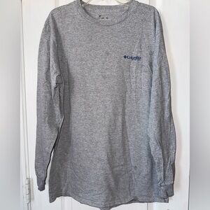 Columbia EUC Grey PFG Long Sleeve Shirt